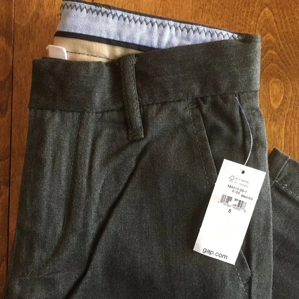 Gap charcoal dress pants 5 NWT